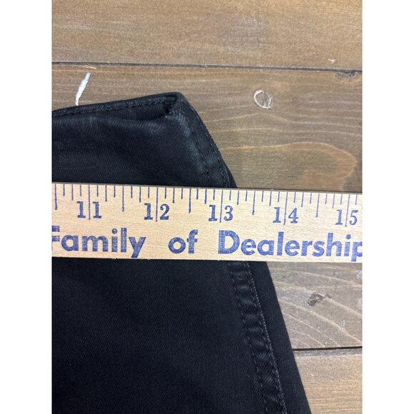 Black Mini Skirt With Zipper & Stitching Detail - Picture 5 of 9